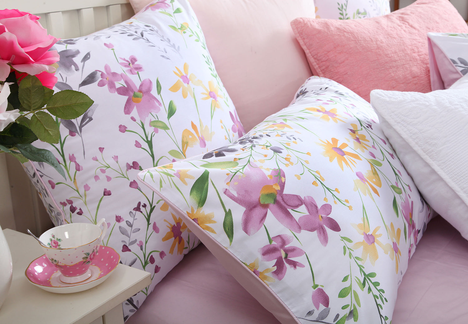 LISSTHER Floral Romance Egyptian Cotton Duvet Cover - Image 52