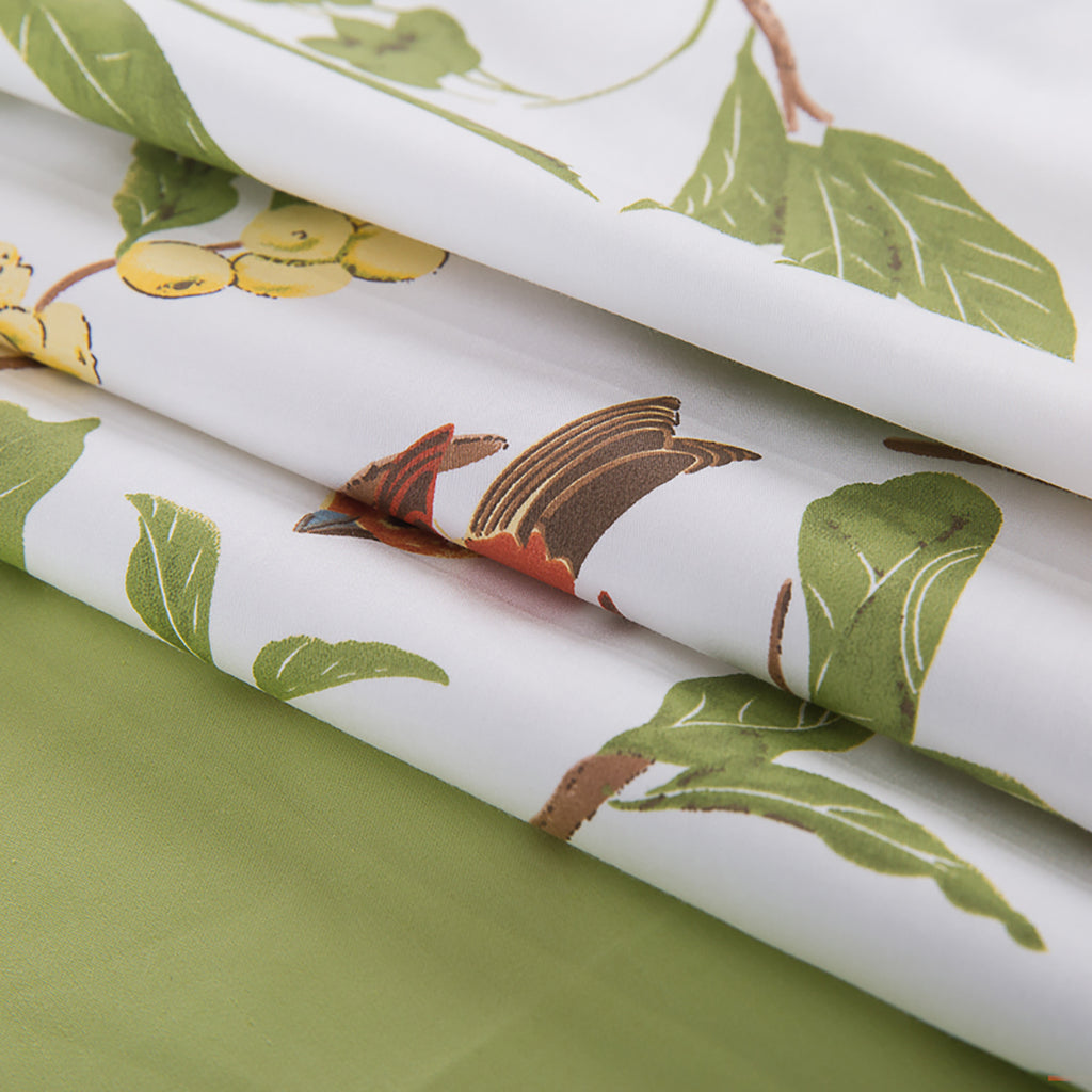 LISSTHER Botanical Garden Egyptian Cotton Duvet Cover - Image 62