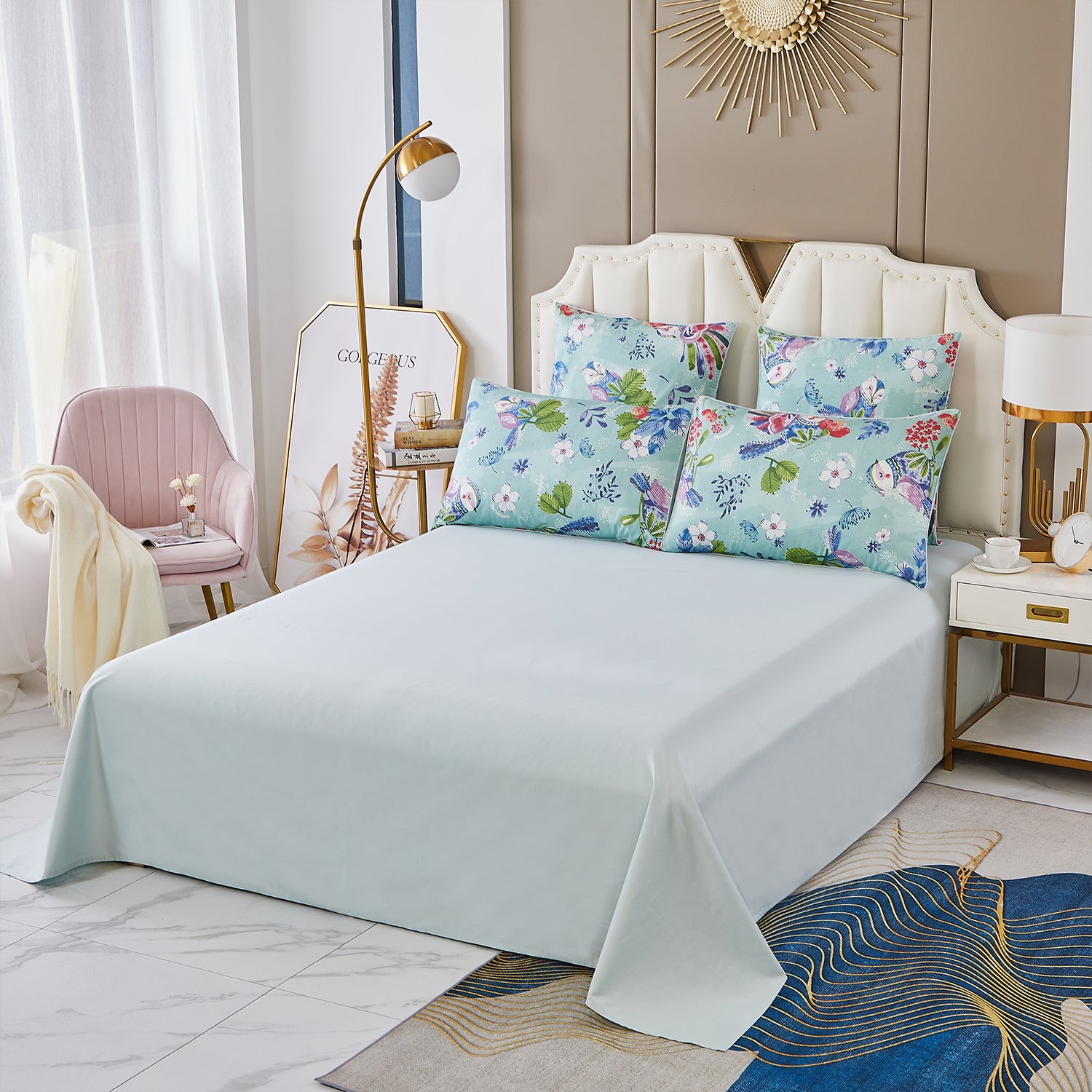LISSTHER Solid & Classic Egyptian Cotton Duvet Cover - Image 85
