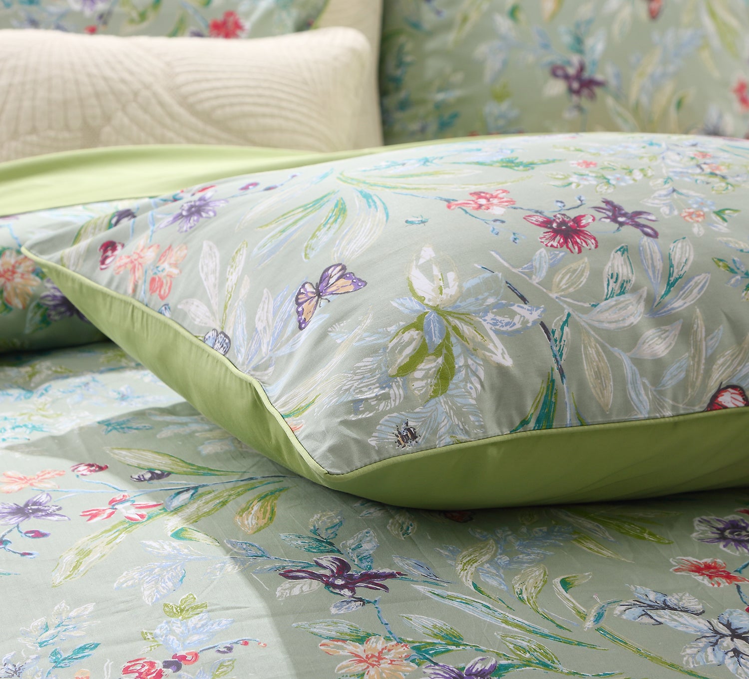 LISSTHER Botanical Garden Egyptian Cotton Duvet Cover - Image 79