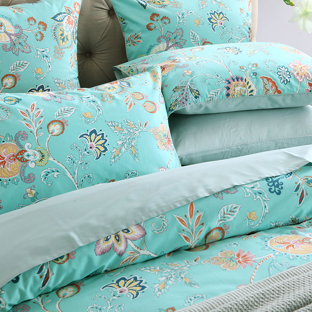 LISSTHER Botanical Garden Egyptian Cotton Duvet Cover - Image 37