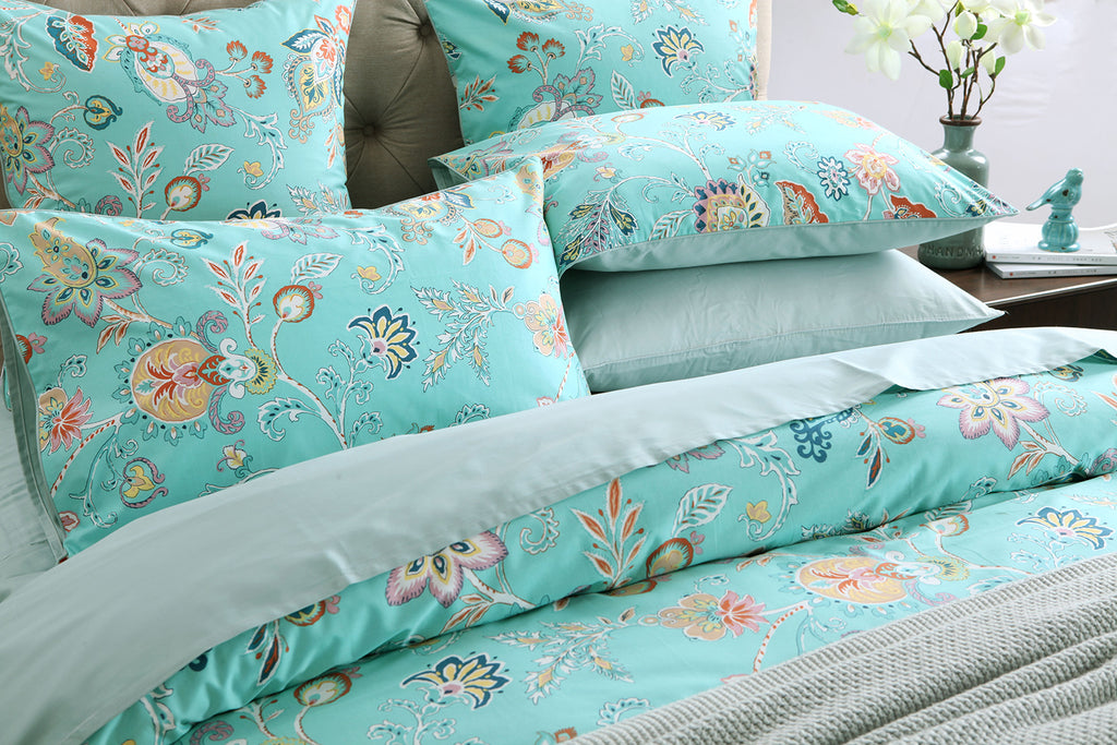 LISSTHER Botanical Garden Egyptian Cotton Duvet Cover - Image 38