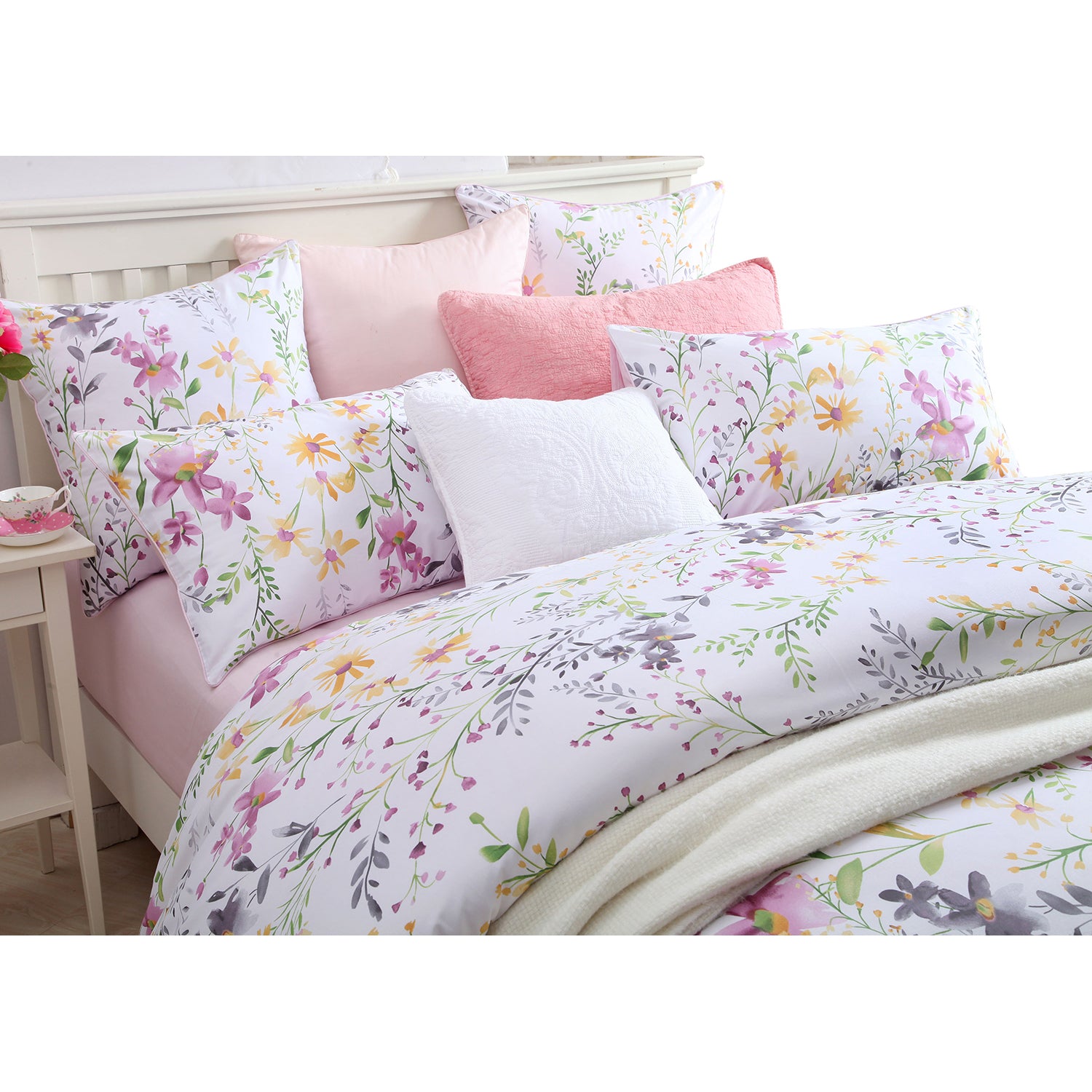 LISSTHER Botanical Garden Egyptian Cotton Duvet Cover - Image 2