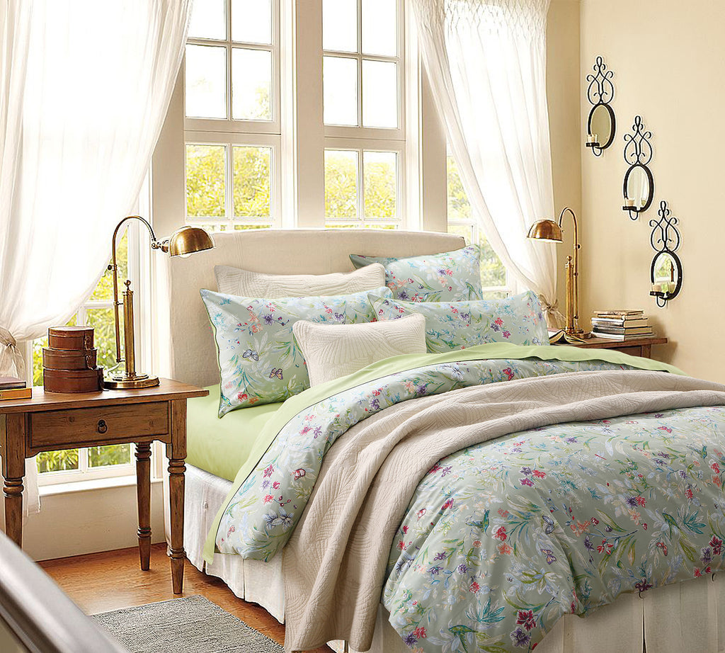 LISSTHER Botanical Garden Egyptian Cotton Duvet Cover - Image 21