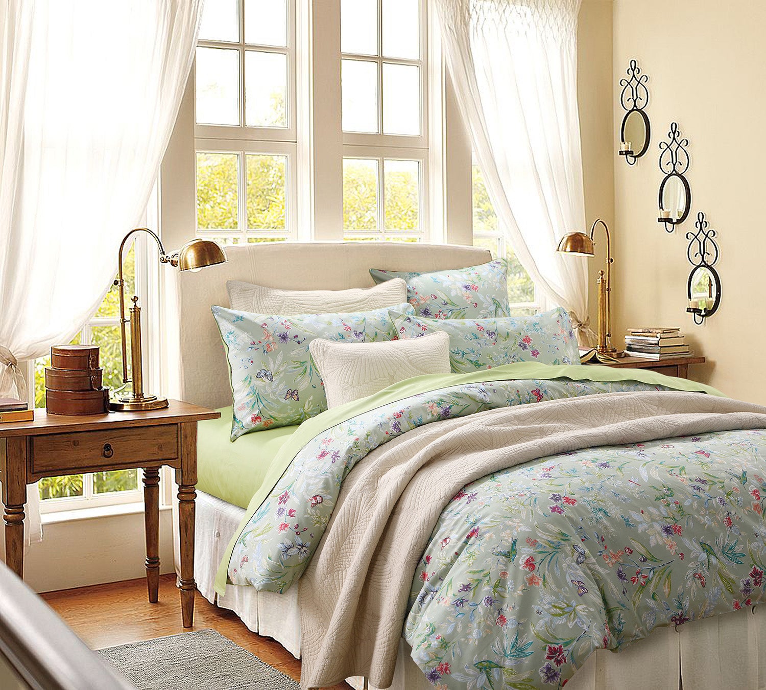 LISSTHER Botanical Garden Egyptian Cotton Duvet Cover - Image 21