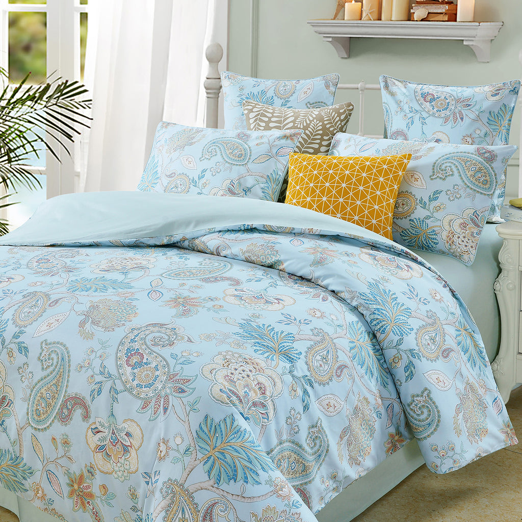 LISSTHER Paisley & Classic Egyptian Cotton Duvet Cover - Image 2