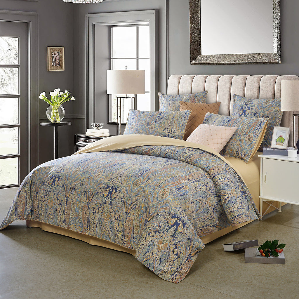 LISSTHER Floral Romance Egyptian Cotton Duvet Cover - Image 36