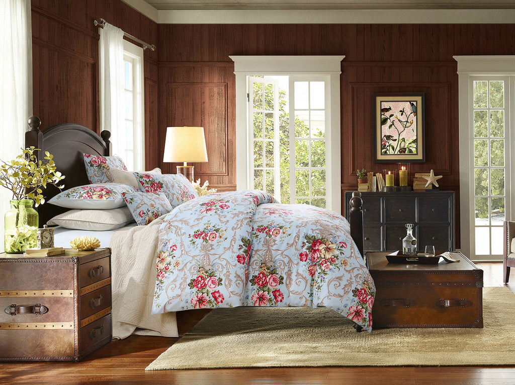 LISSTHER Floral Romance Egyptian Cotton Duvet Cover - Image 18