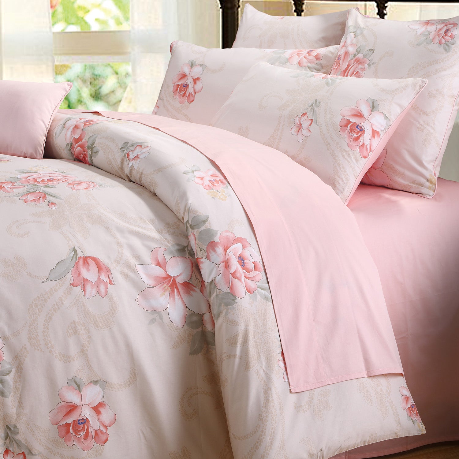 LISSTHER Botanical Garden Egyptian Cotton Duvet Cover - Image 10