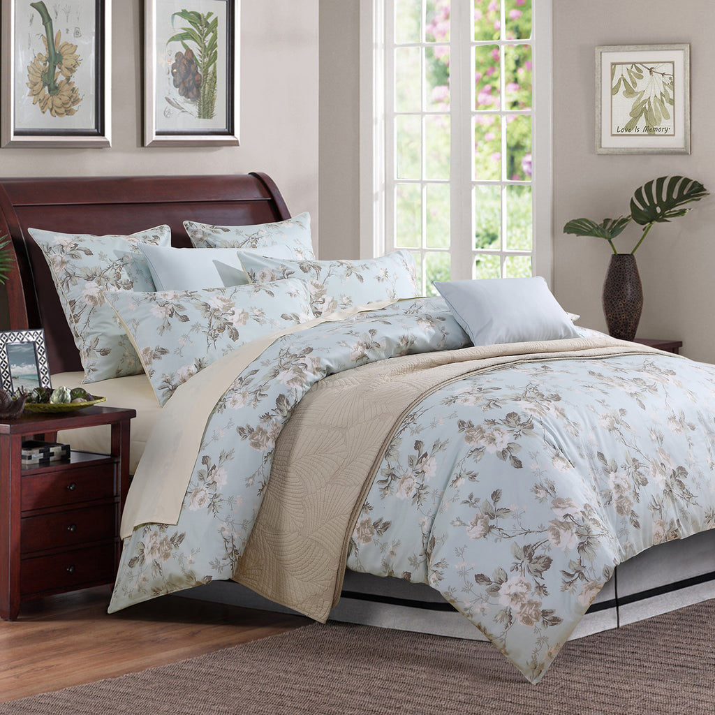LISSTHER Botanical Garden Egyptian Cotton Duvet Cover - Image 54