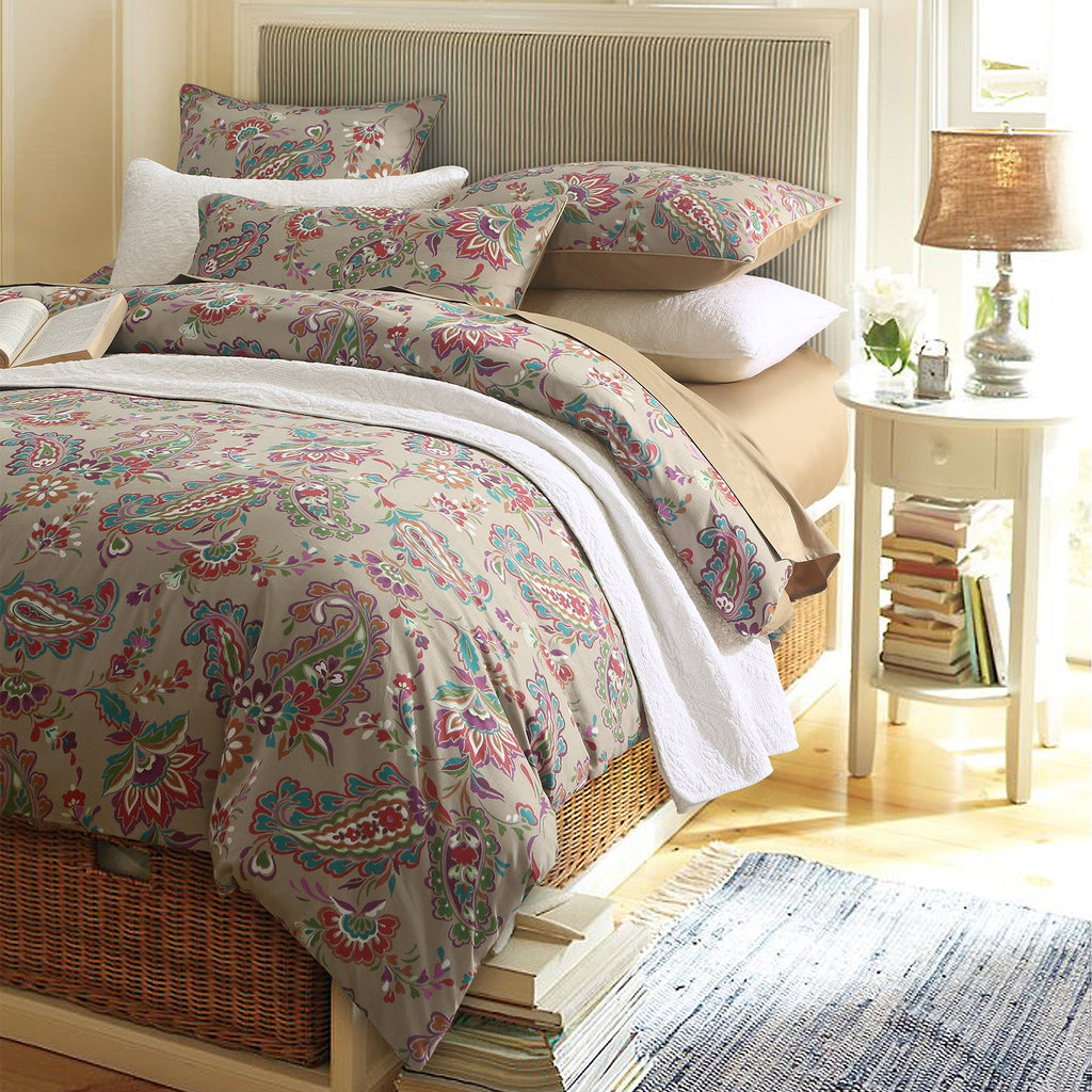 LISSTHER Artistic Pattern Egyptian Cotton Duvet Cover - Image 4