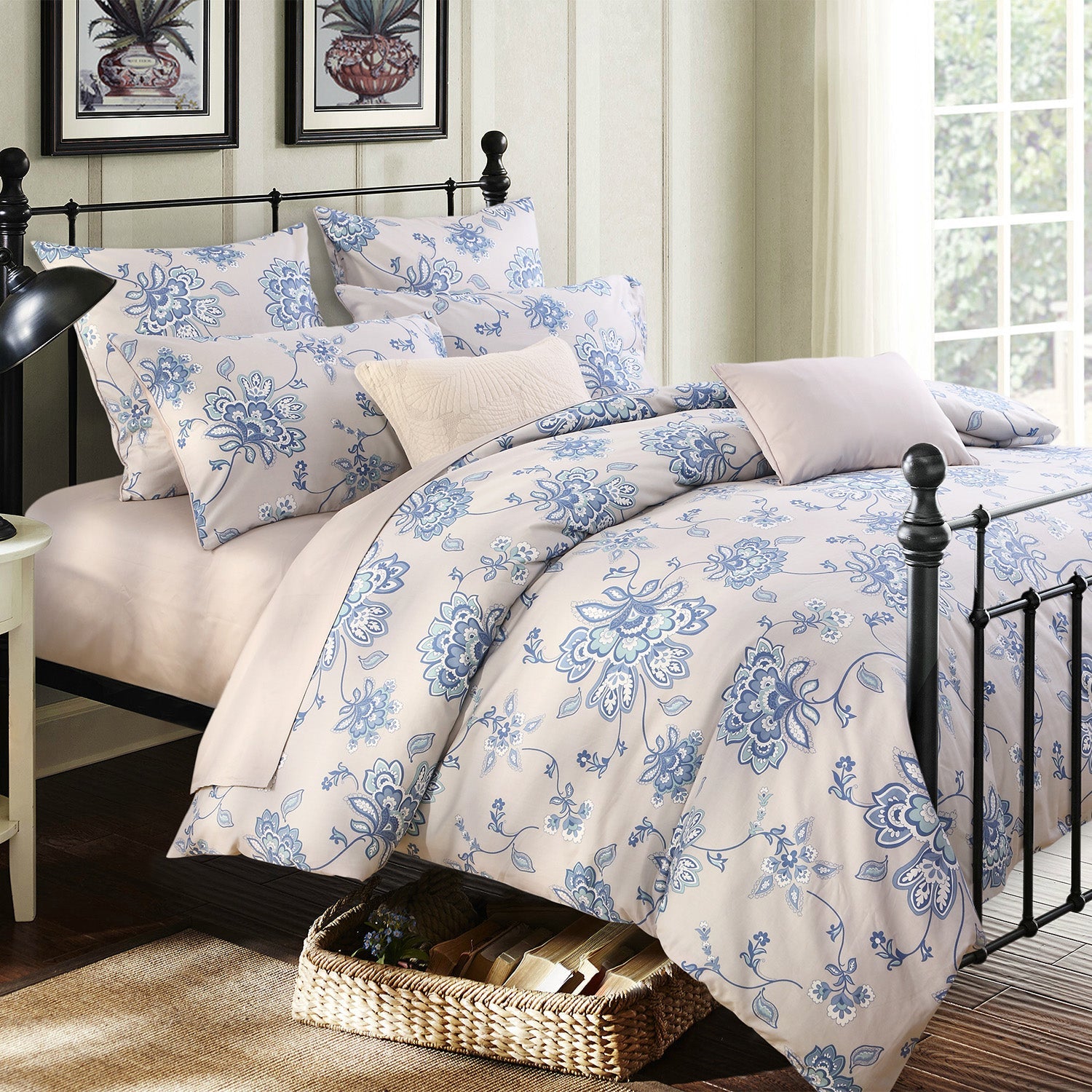 LISSTHER Artistic Pattern Egyptian Cotton Duvet Cover - Image 39