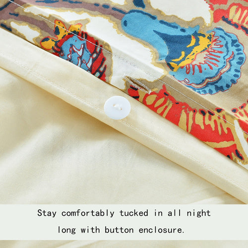 LISSTHER Artistic Pattern Egyptian Cotton Duvet Cover - Image 2