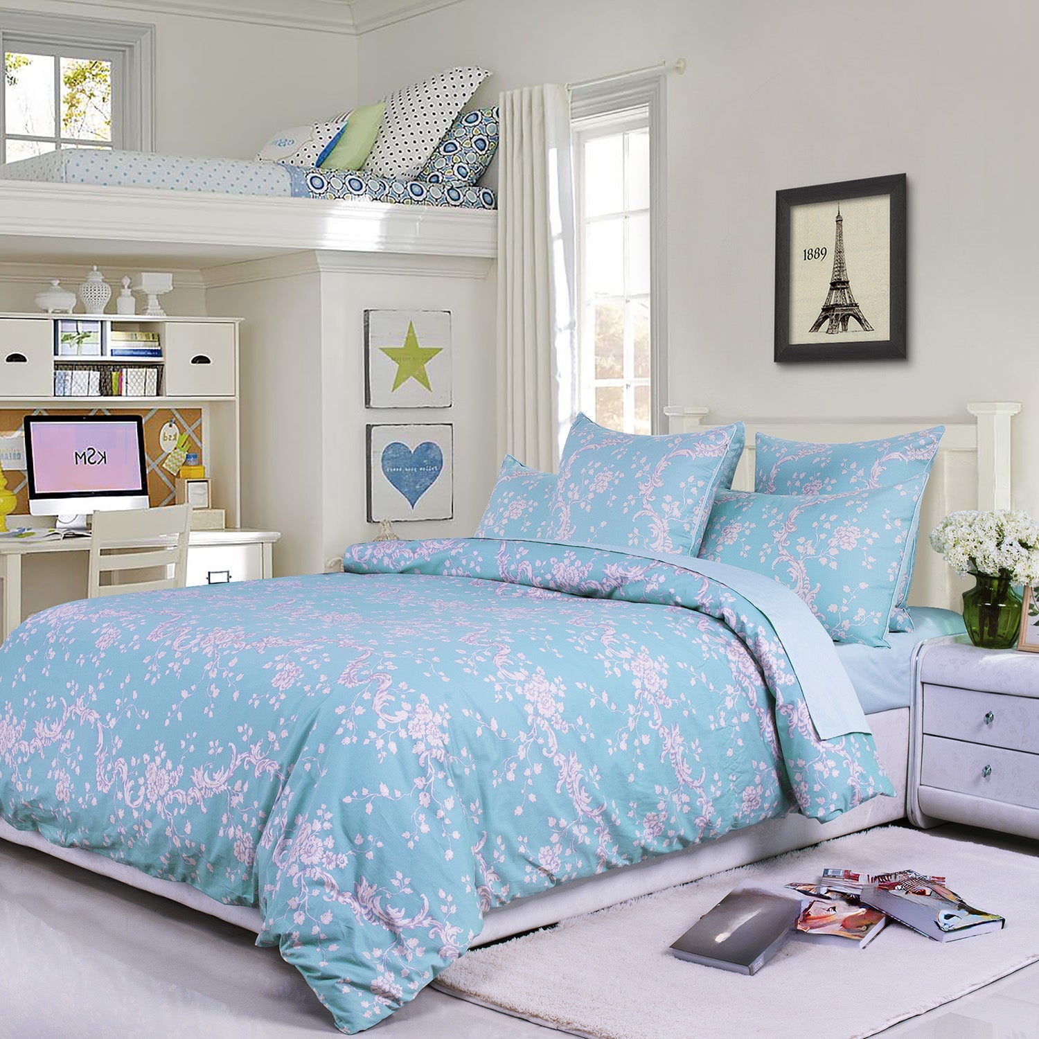 LISSTHER Solid & Classic Egyptian Cotton Duvet Cover - Image 60