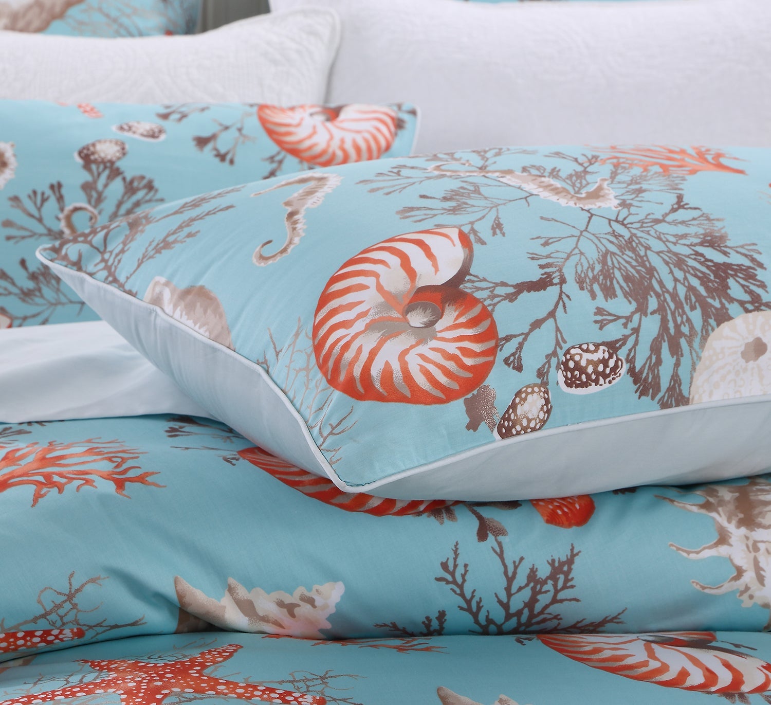 LISSTHER Coastal & Scenic Egyptian Cotton Duvet Cover - Image 15