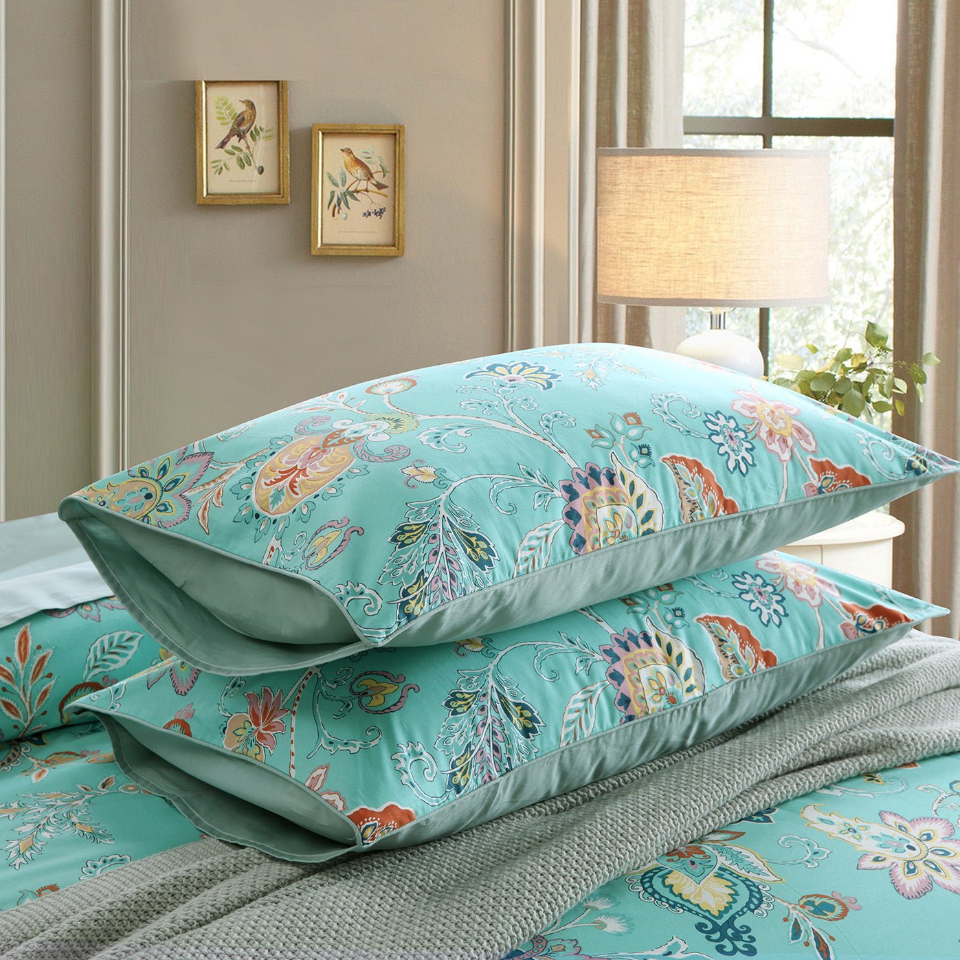 LISSTHER Botanical Garden Egyptian Cotton Duvet Cover - Image 13