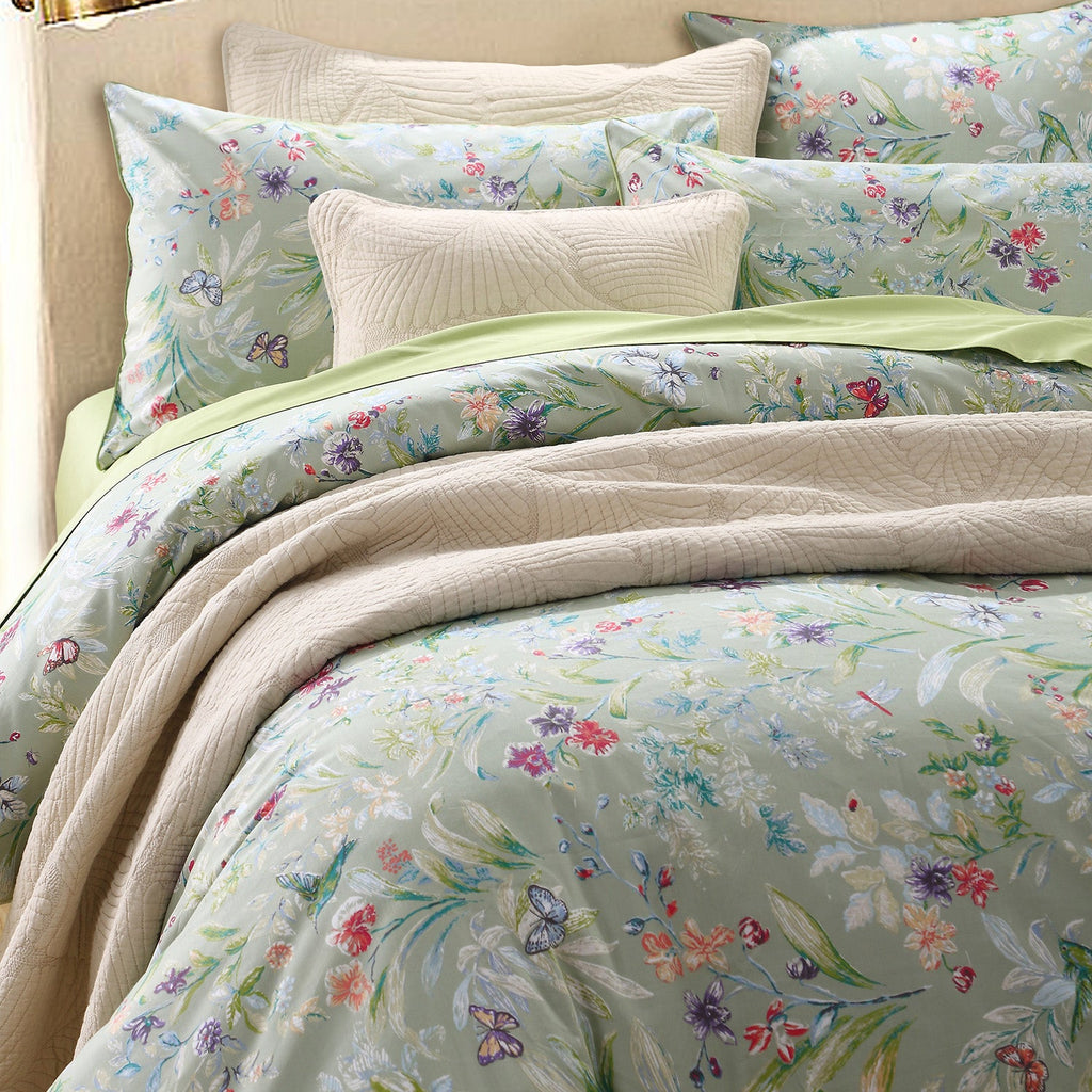 LISSTHER Botanical Garden Egyptian Cotton Duvet Cover - Image 53