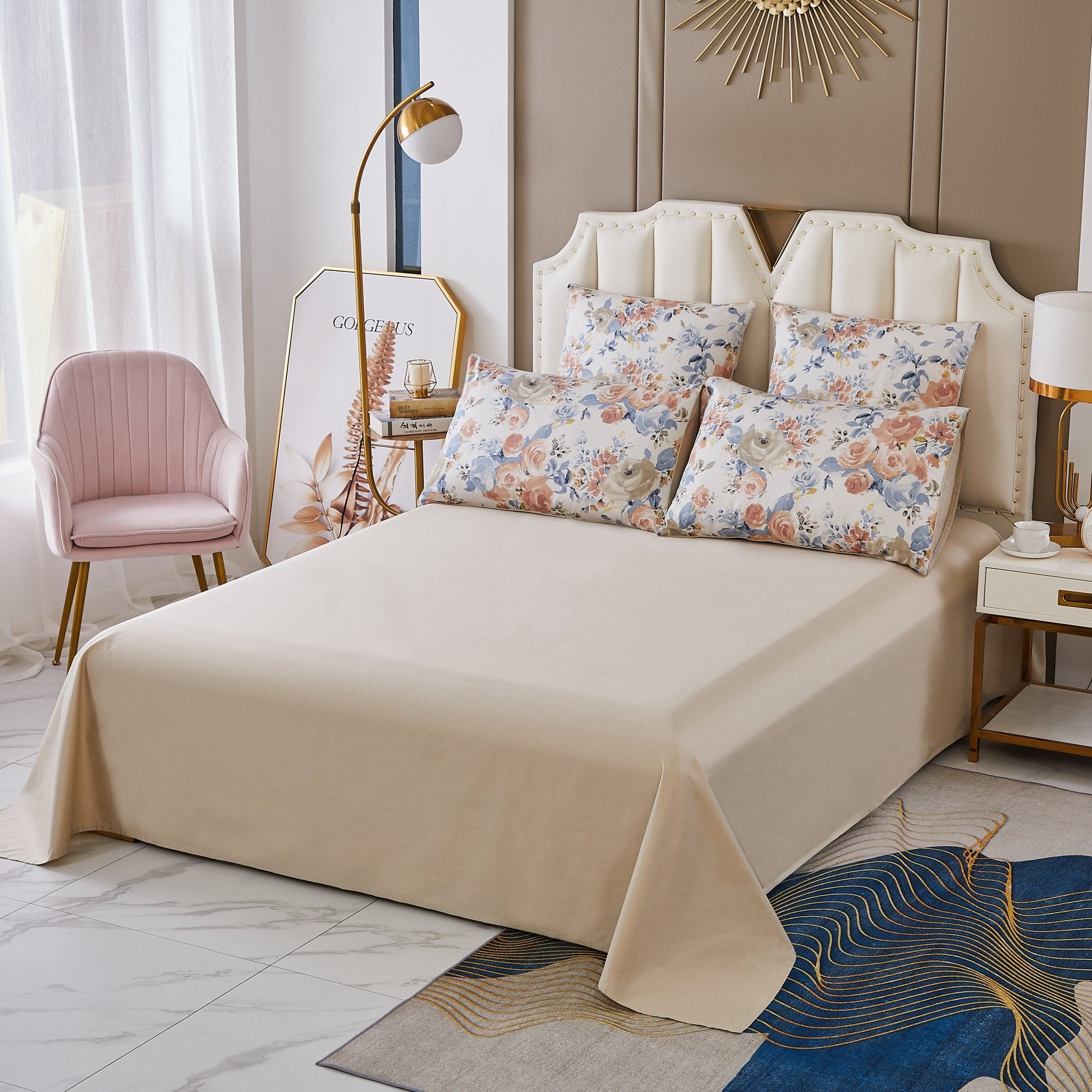 LISSTHER Floral Romance Egyptian Cotton Duvet Cover - Image 3