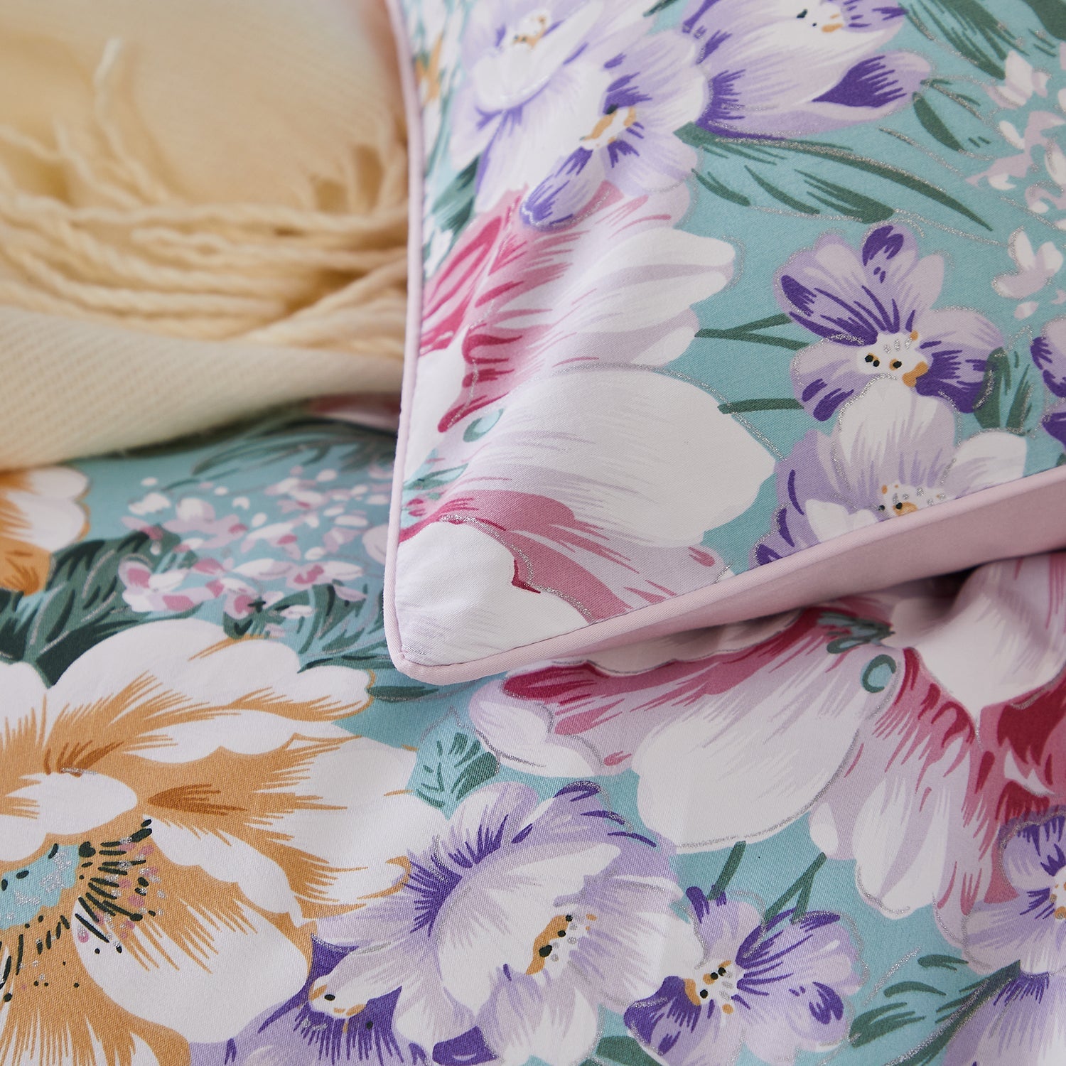 LISSTHER Floral Romance Egyptian Cotton Duvet Cover - Image 76