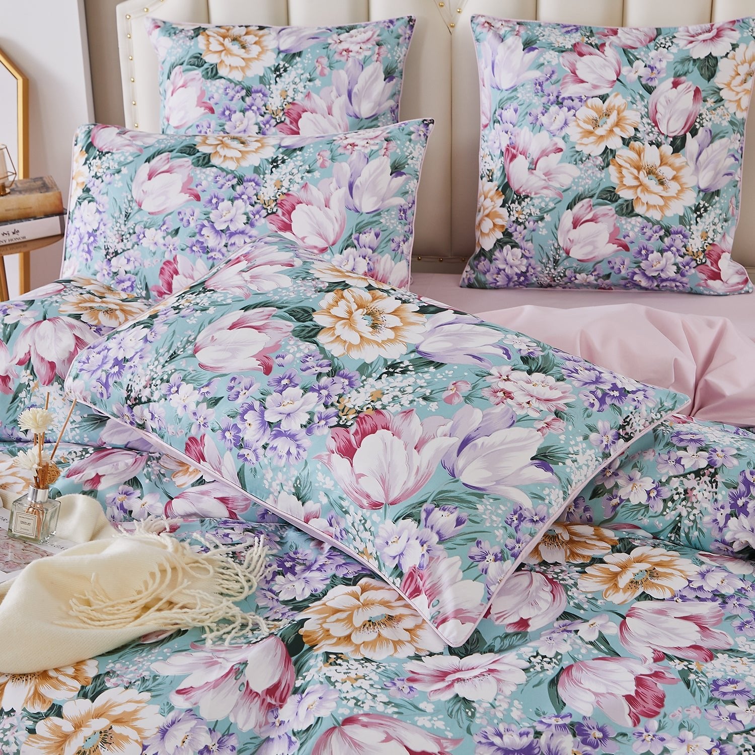LISSTHER Floral Romance Egyptian Cotton Duvet Cover - Image 75