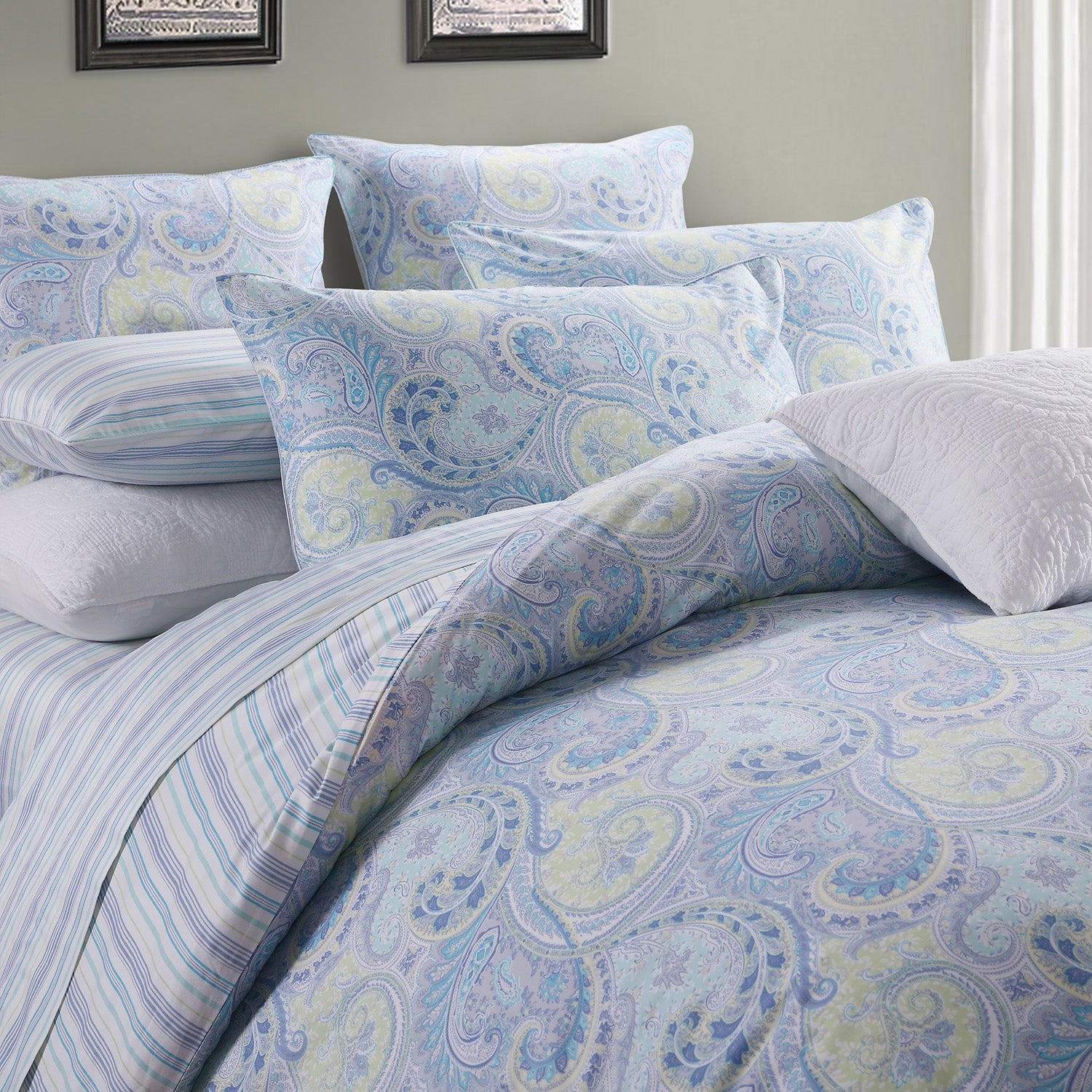 LISSTHER Paisley & Classic Egyptian Cotton Duvet Cover - Image 13