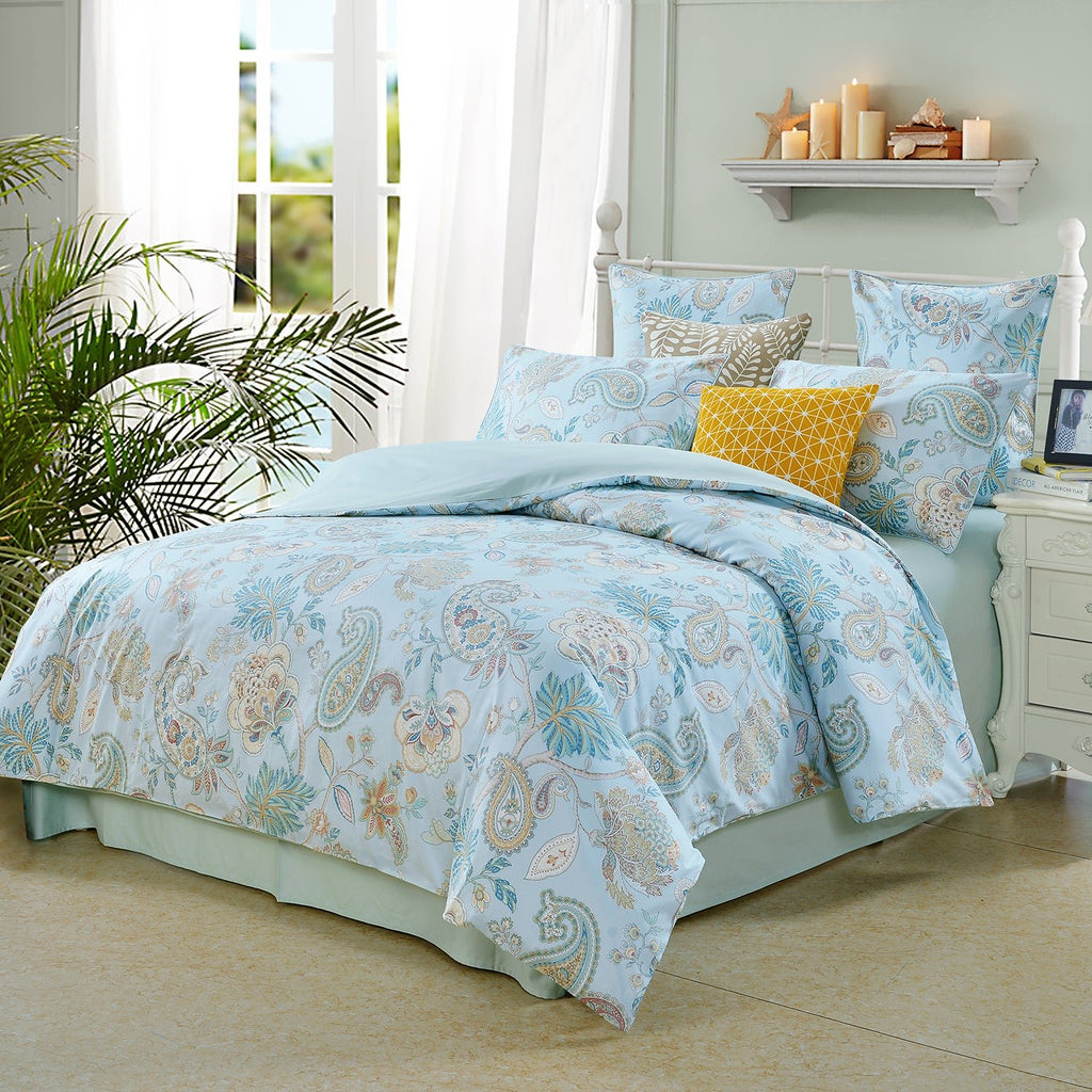 LISSTHER Paisley & Classic Egyptian Cotton Duvet Cover - Image 3
