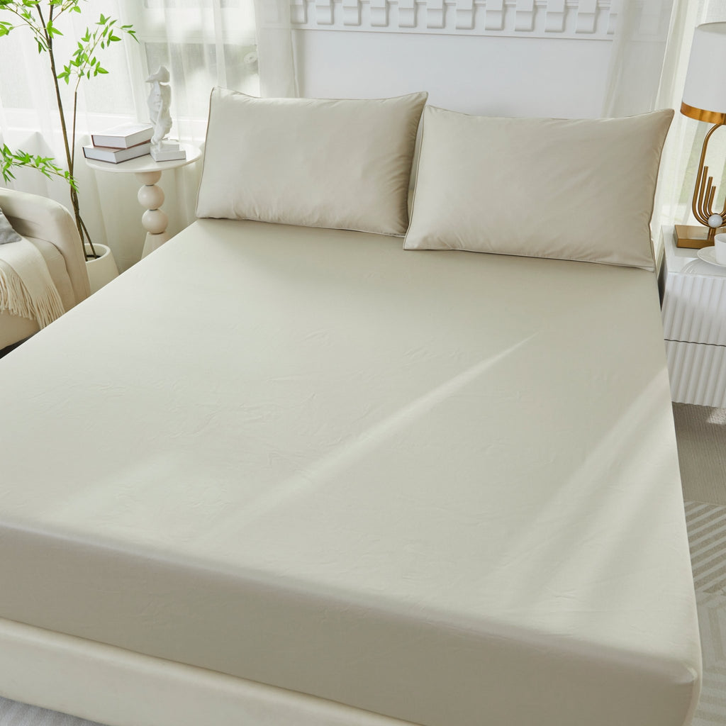 Lissther 1000 Thread Count Egypition Cotton Solid Color Fitted Sheet Only - LISSTHER